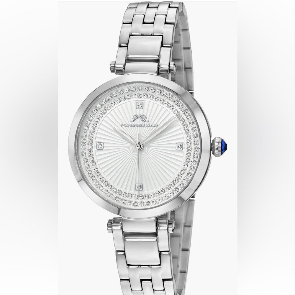 Porsamo bleu natalie bracelet watch, 36mm all stainless steel silver watch - Picture 6 of 10